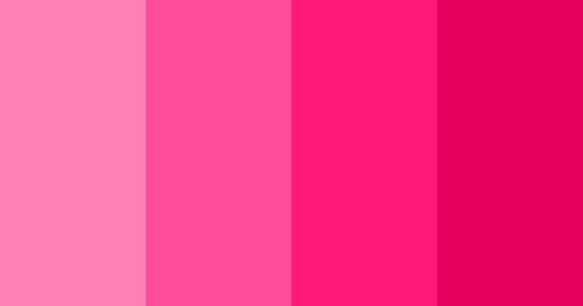Download pink velvet dream color palette PNG image (landscape)