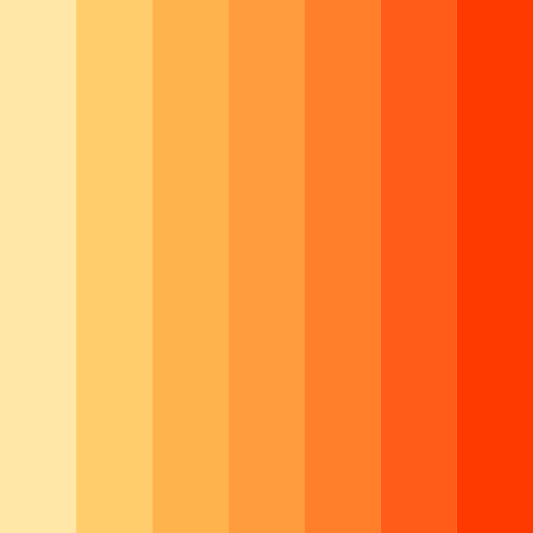 Download sunny orange color palette PNG image (square)