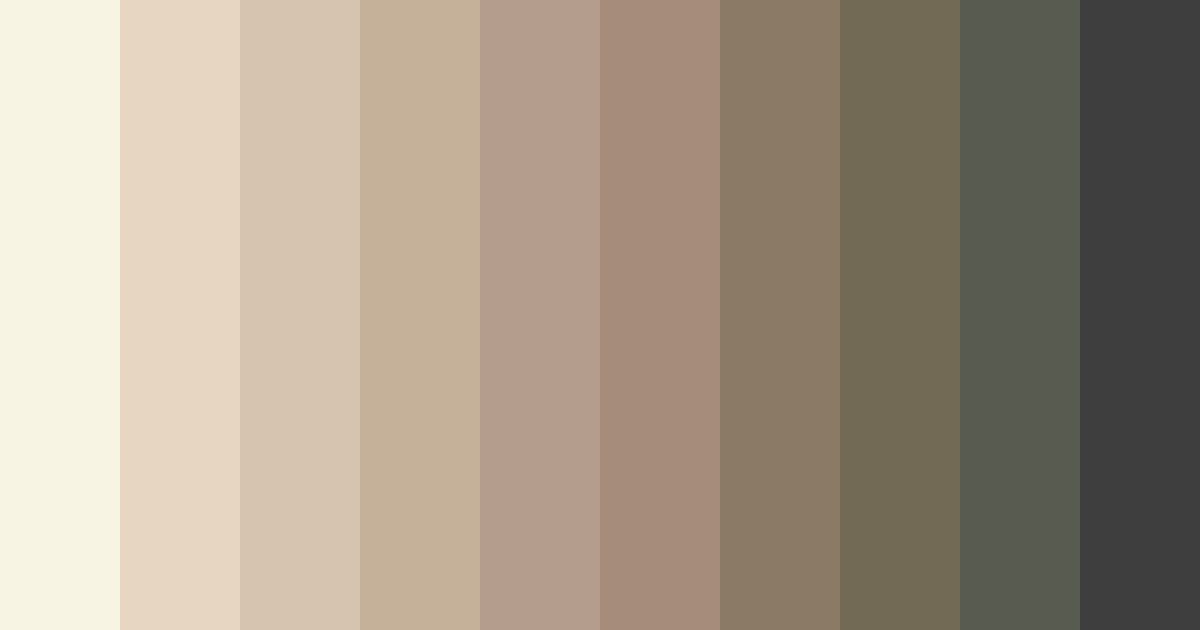 Download timeless earthtones color palette PNG image (landscape)