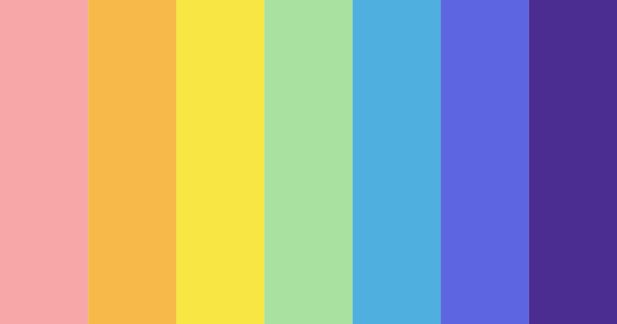 Download colorful blue color palette PNG image (landscape)