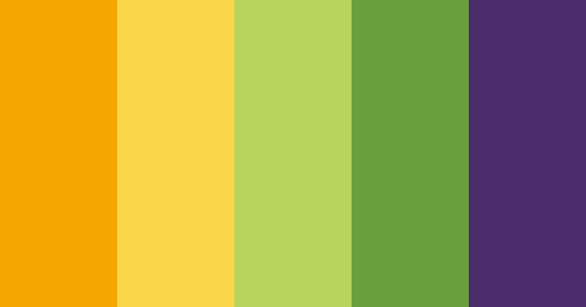 Download vivid red-violet green color palette PNG image (landscape)