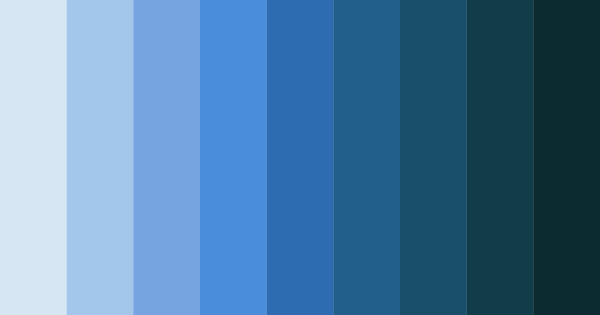 Download blue forget-me-not color palette PNG image (landscape)