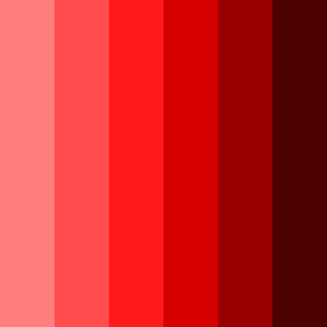 Download fiery crimson embrace color palette PNG image (square)