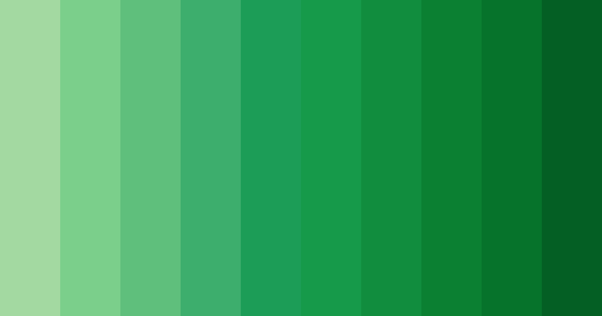 Download emerald oasis color palette PNG image (landscape)