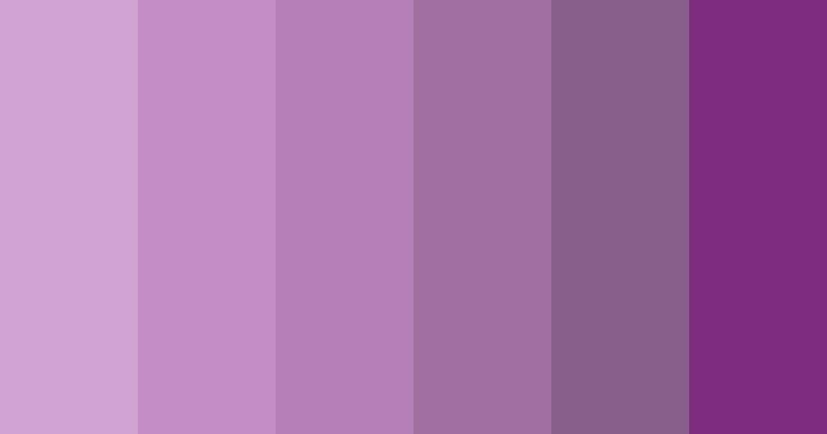 Download purple shades color palette PNG image (landscape)
