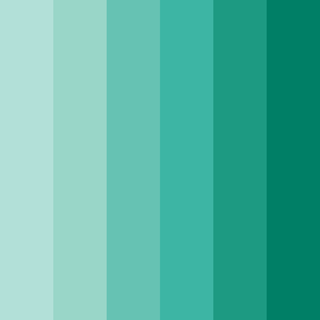 Download jade oasis color palette PNG image (square)