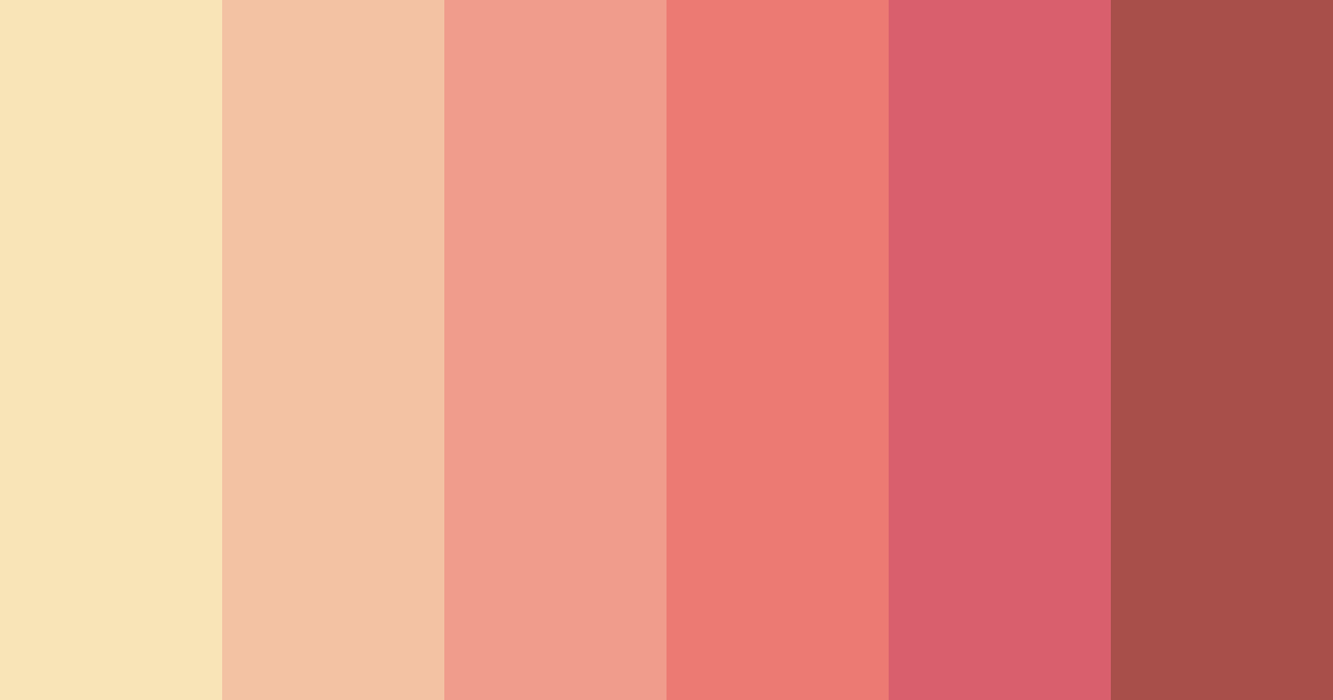 Download shades of pink color palette PNG image (landscape)