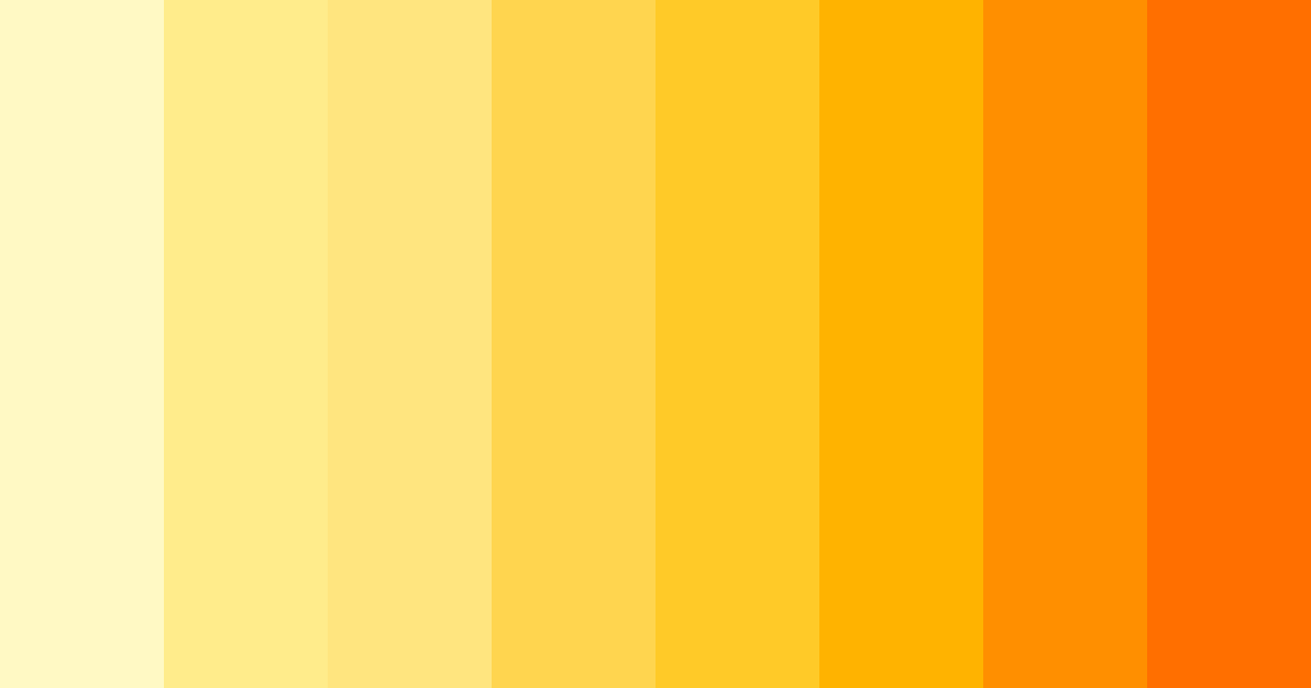 Download sunshine serenade color palette PNG image (landscape)