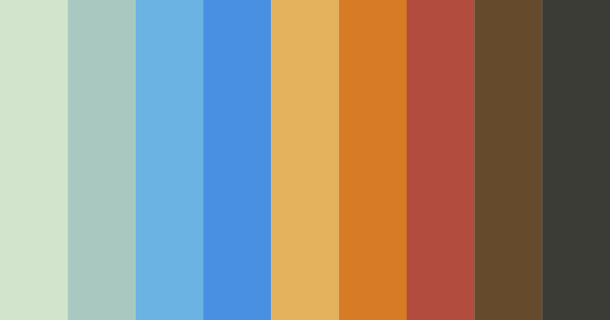 Download whimsical meadow dream color palette PNG image (landscape)