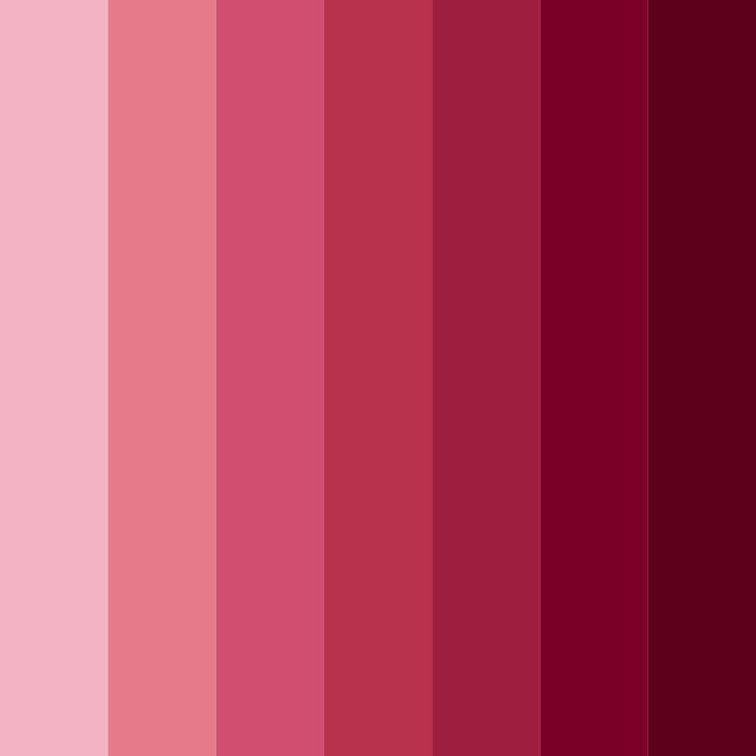 Download deep red color palette PNG image (square)