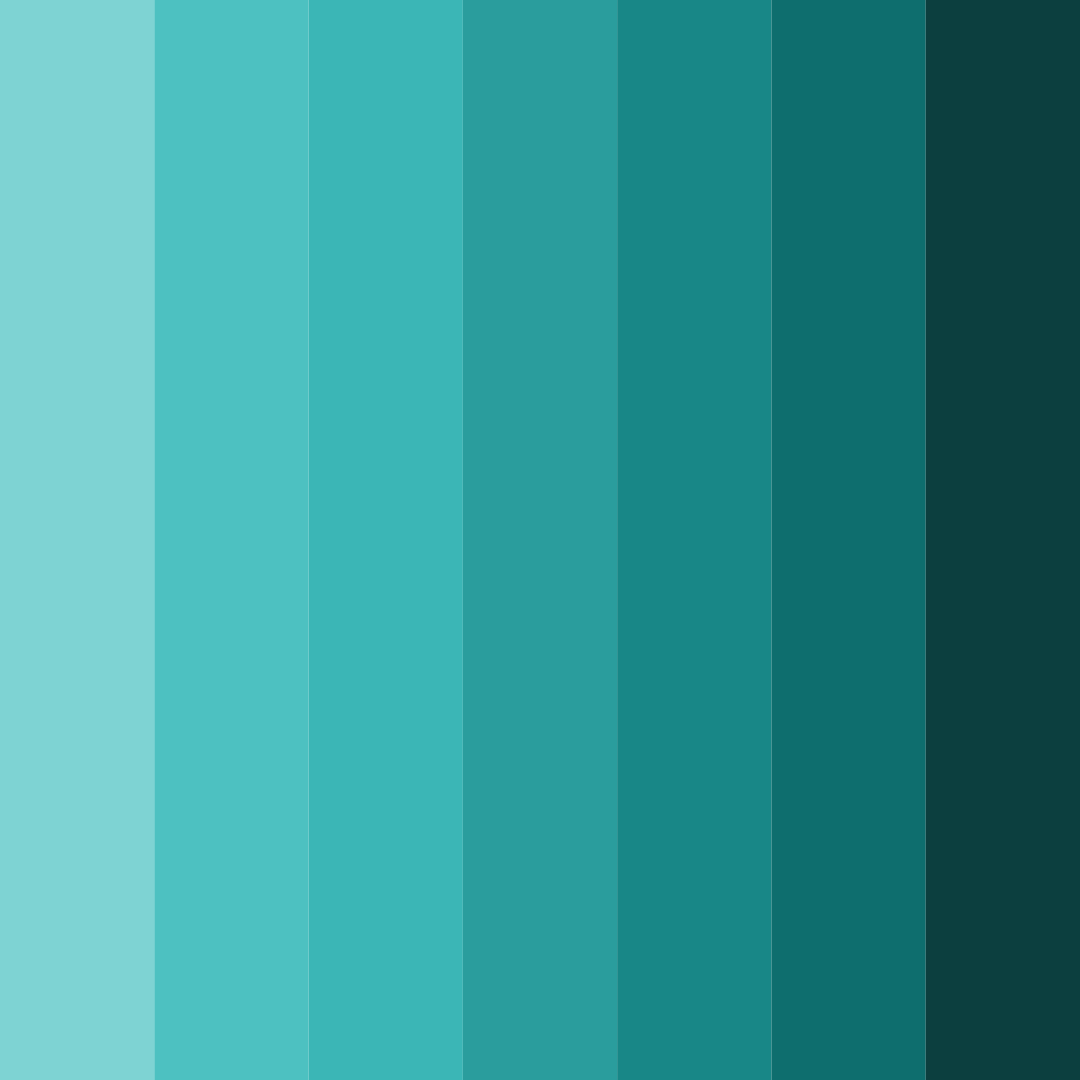 Download oceanic depths color palette PNG image (square)