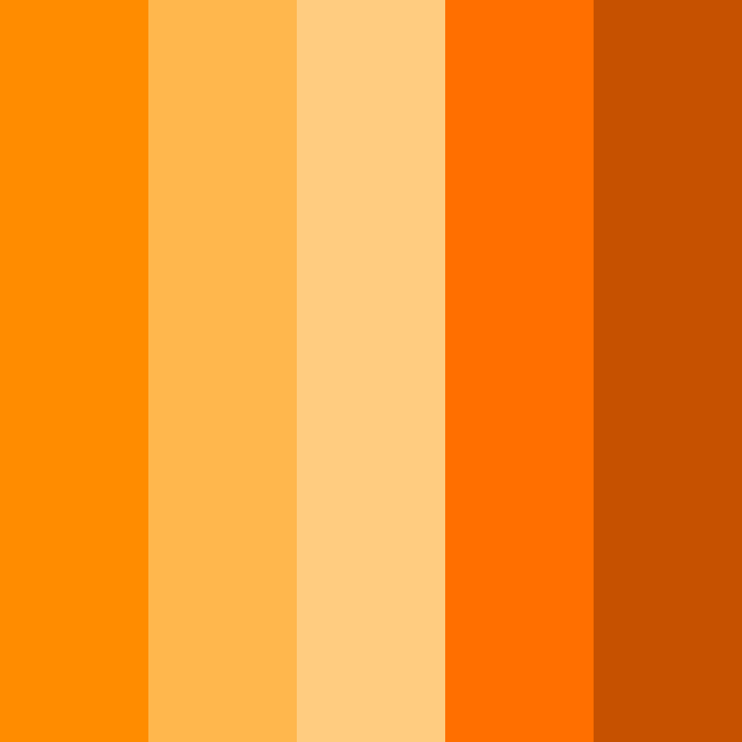 Download sunset glow color palette PNG image (square)