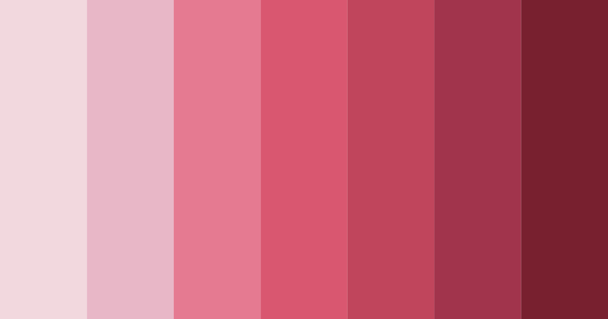 Download dry pink shades color palette PNG image (landscape)