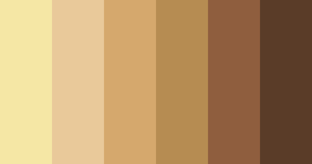 Download earthy brown color palette PNG image (landscape)