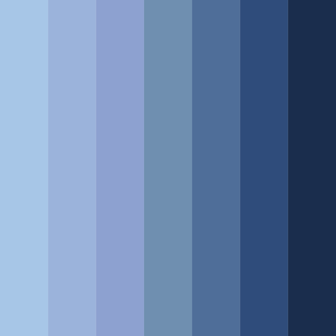 Download serene skies color palette PNG image (square)