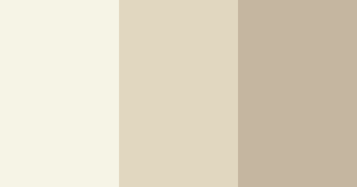 Download soft ivory color palette PNG image (landscape)