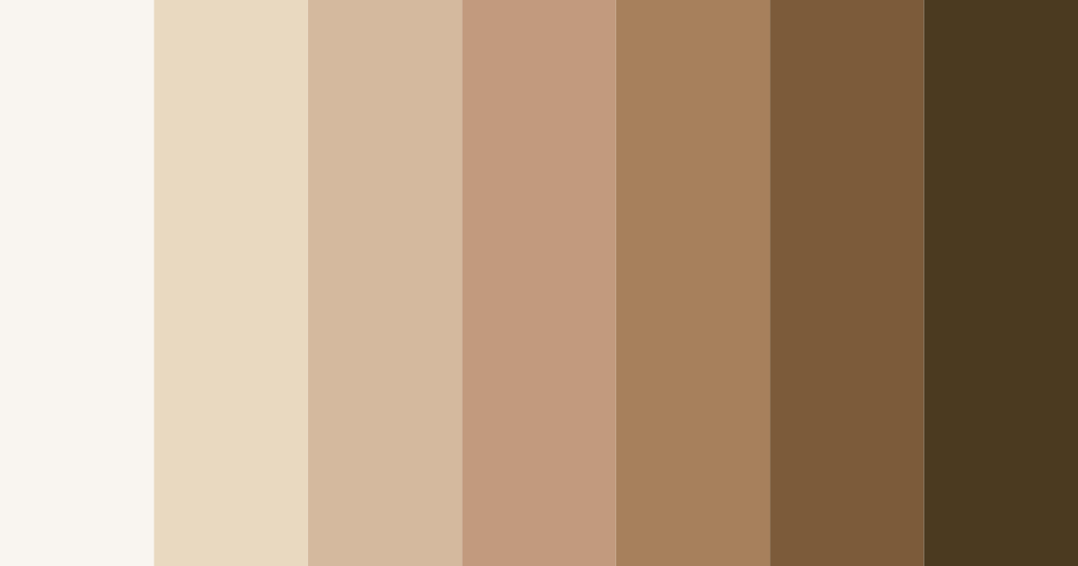 Download warm off-white color palette PNG image (landscape)
