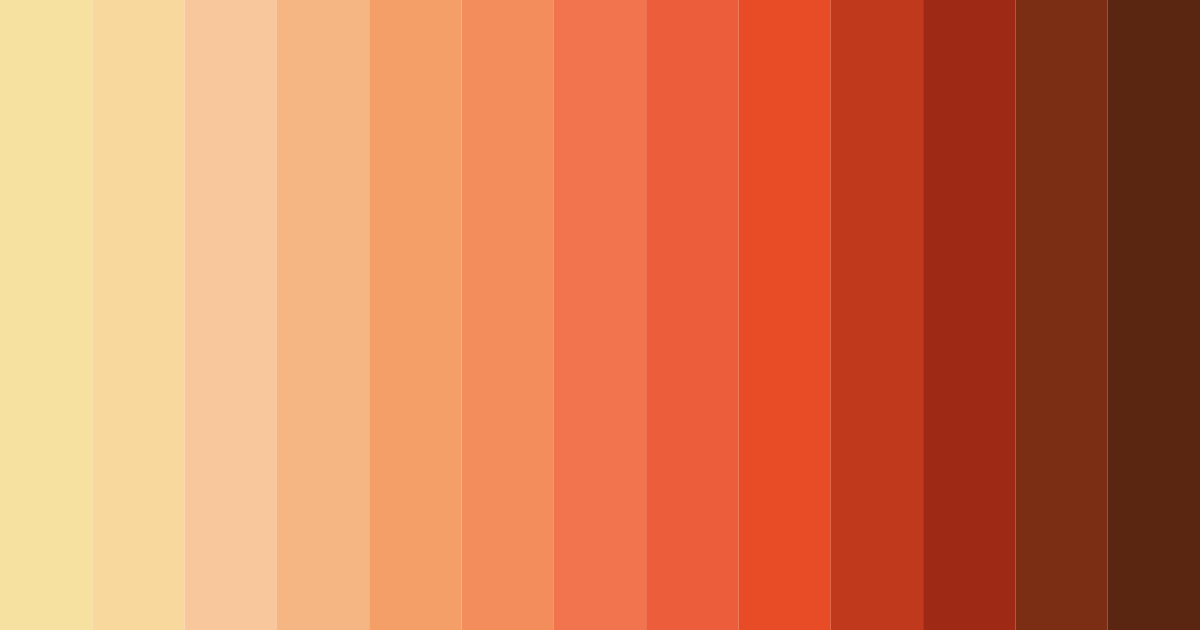 Download autumnal harvest color palette PNG image (landscape)