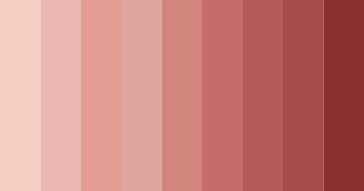 Download soft coral color palette PNG image (landscape)