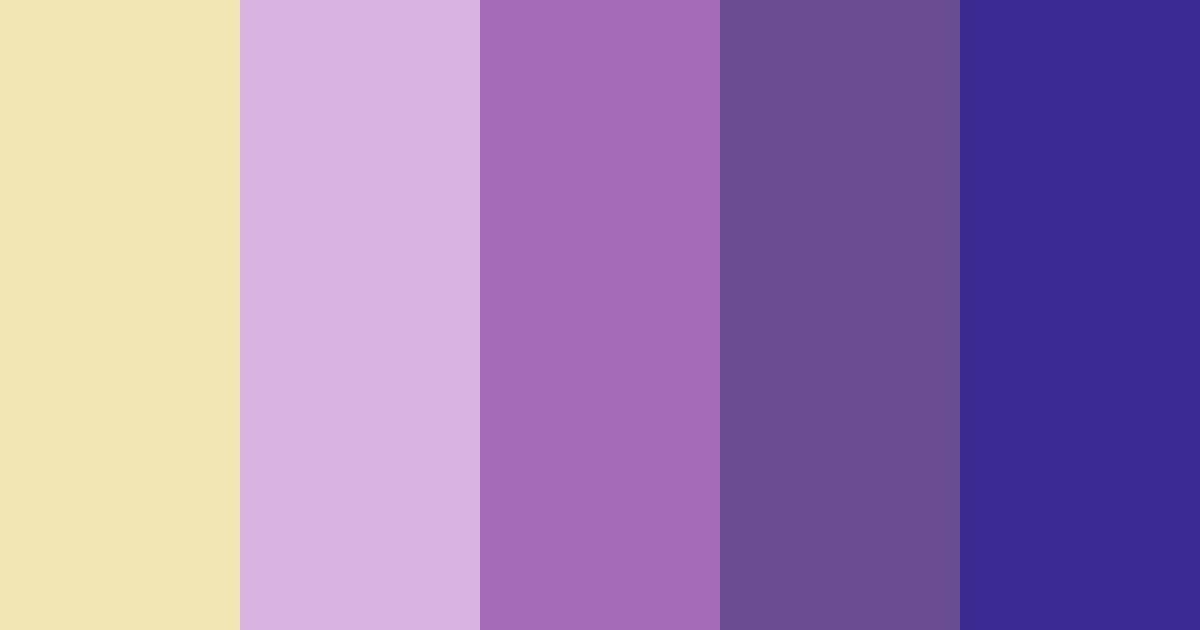 Download purple dreams color palette PNG image (landscape)