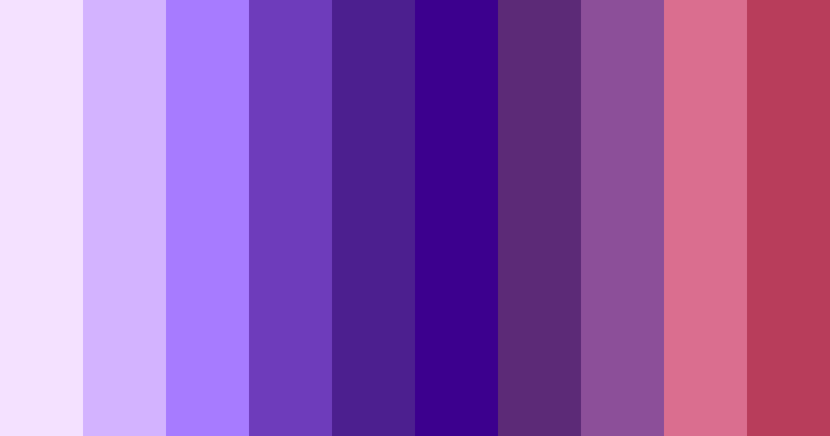 Download purple dream color palette PNG image (landscape)