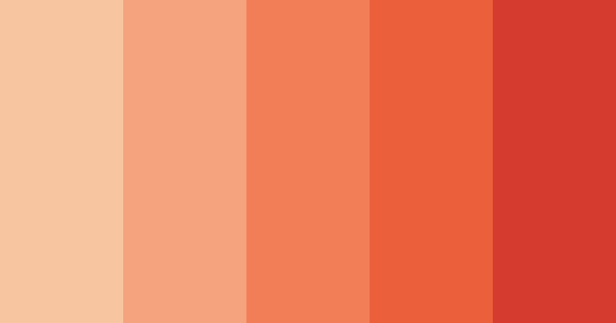 Download coral festival color palette PNG image (landscape)