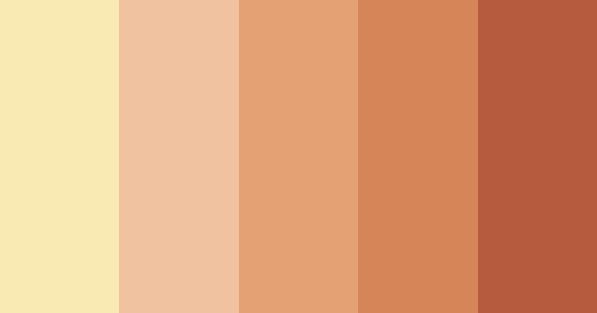 Download warm beige color palette PNG image (landscape)