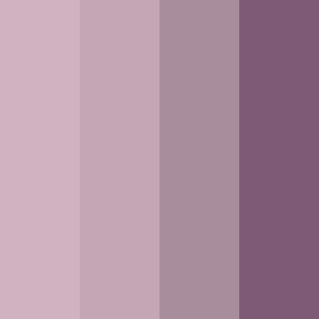 Download muted blossoms color palette PNG image (square)