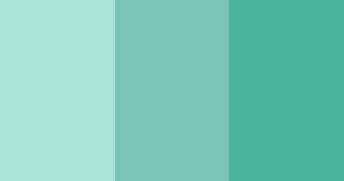 Download minty bliss color palette PNG image (landscape)