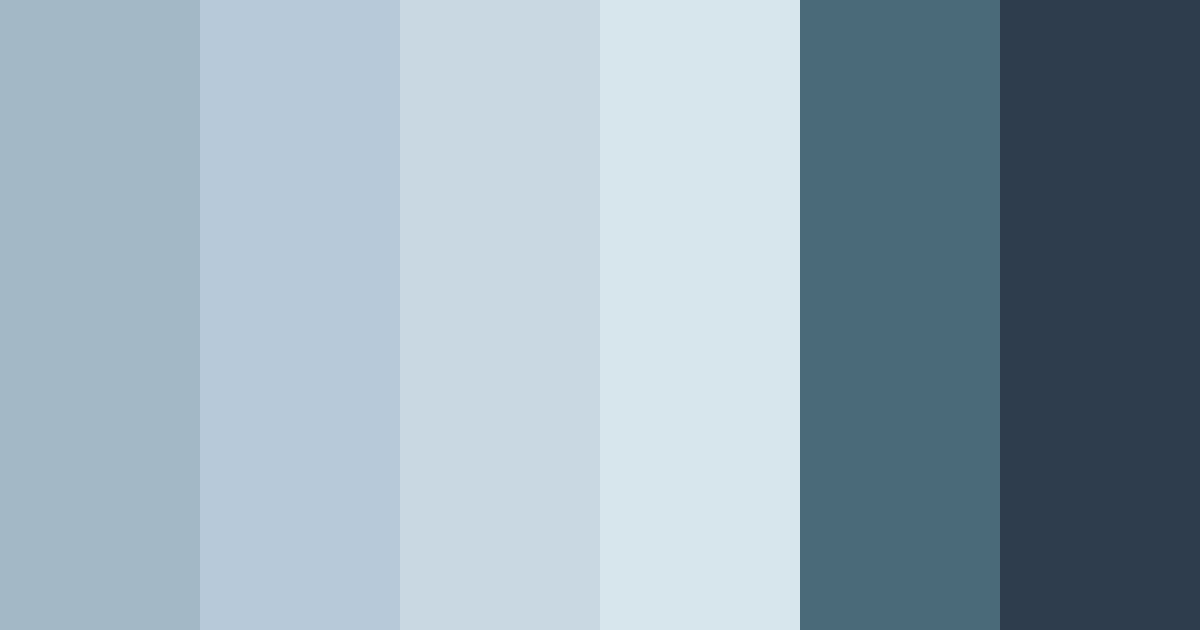 Download serenity in steel color palette PNG image (landscape)
