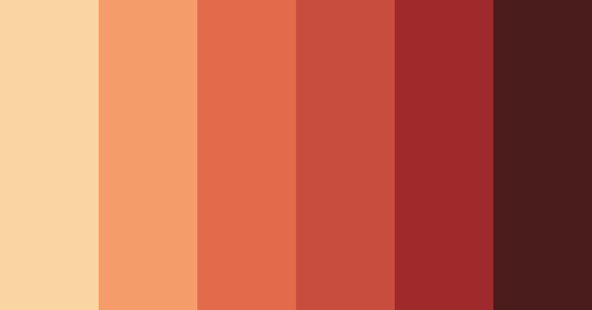 Download red china color palette PNG image (landscape)