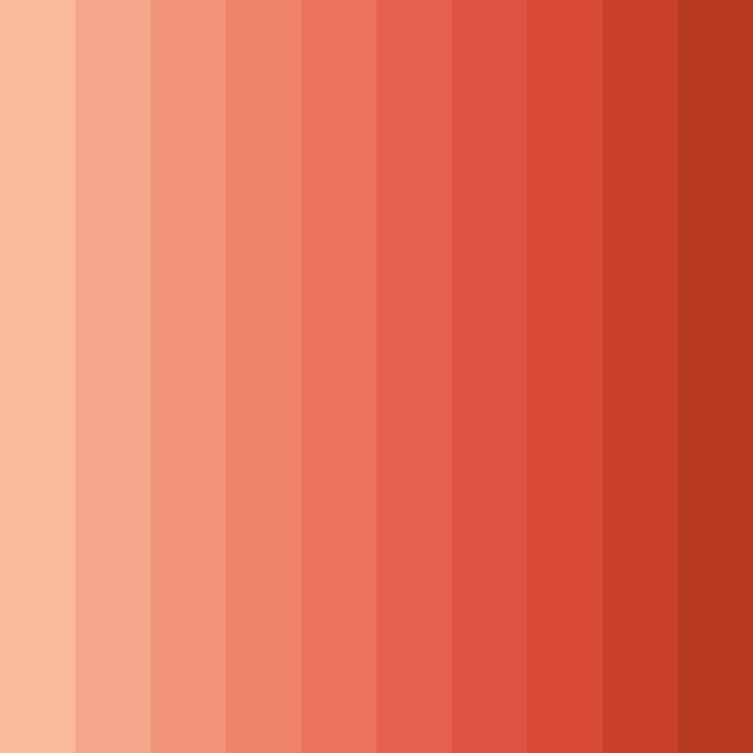 Download warm coral color palette PNG image (square)