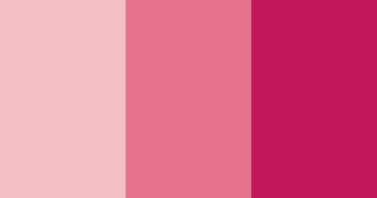 Download rose red color palette PNG image (landscape)
