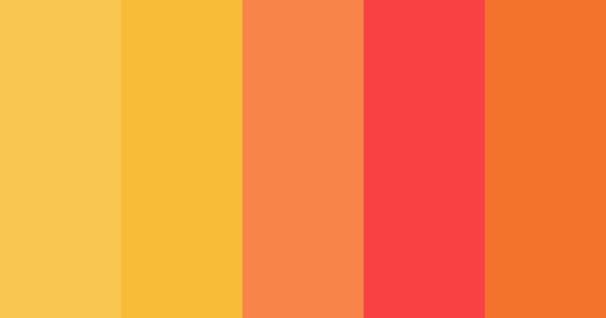 Download warm yellow color palette PNG image (landscape)