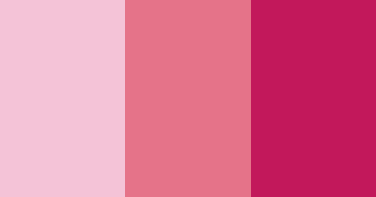 Download pink rose color palette PNG image (landscape)