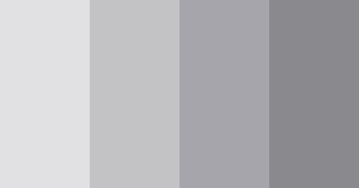 Download gray shades color palette PNG image (landscape)