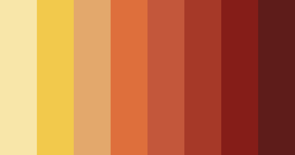 Download autumn's ember color palette PNG image (landscape)