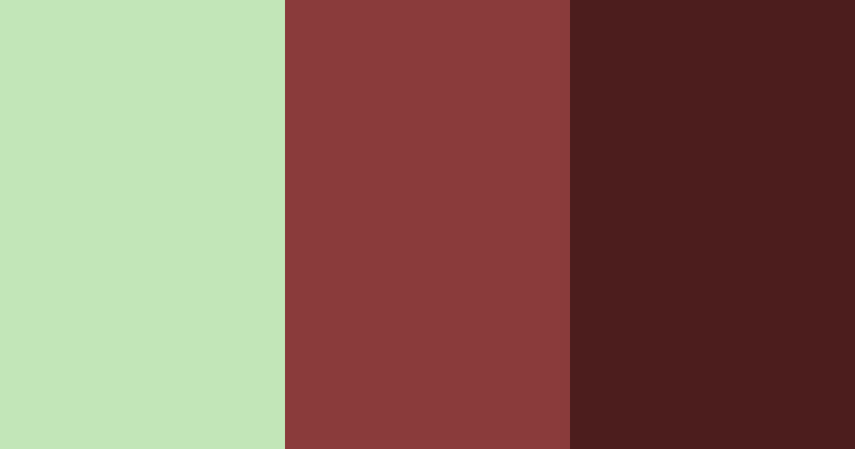 Download lime and burgundy harmony color palette PNG image (landscape)