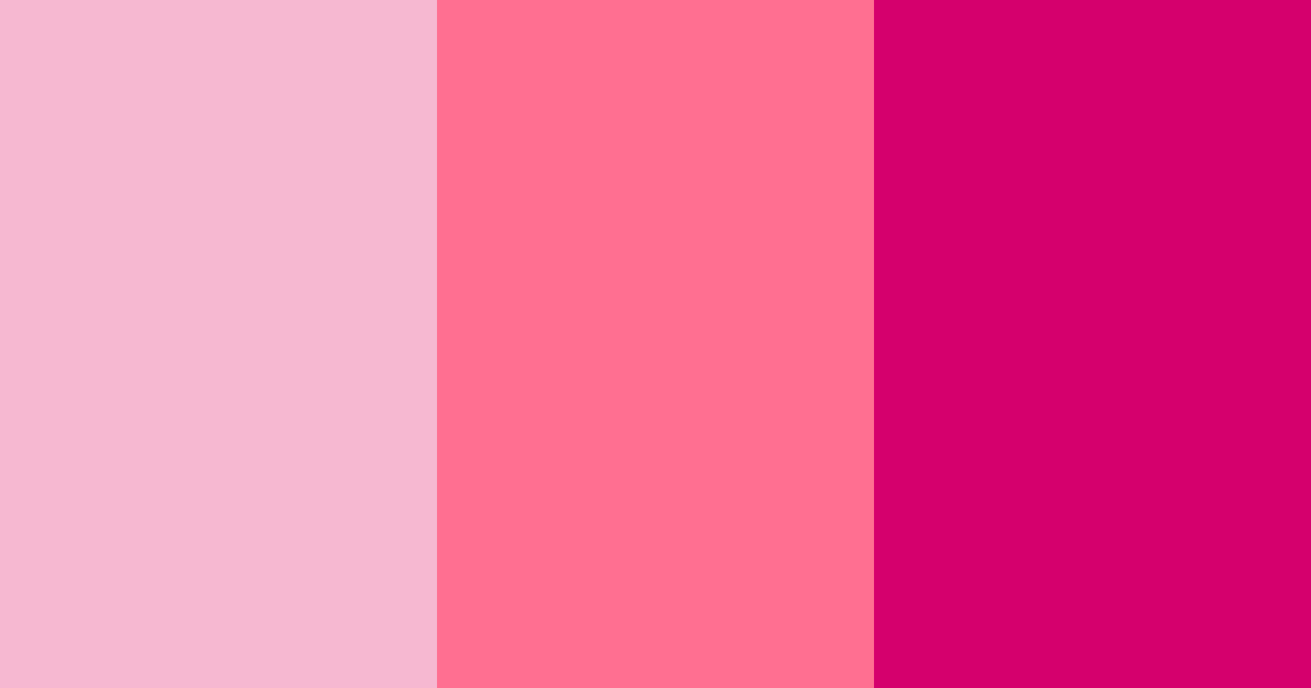 Download pink gorgeous color palette PNG image (landscape)