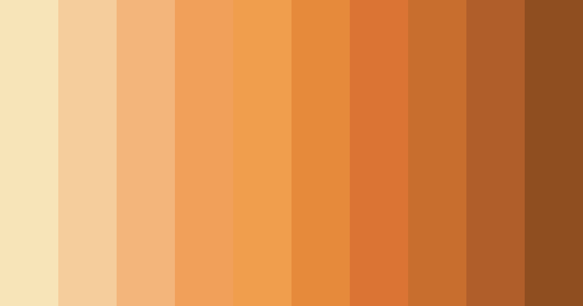 Download champagne dreams color palette PNG image (landscape)