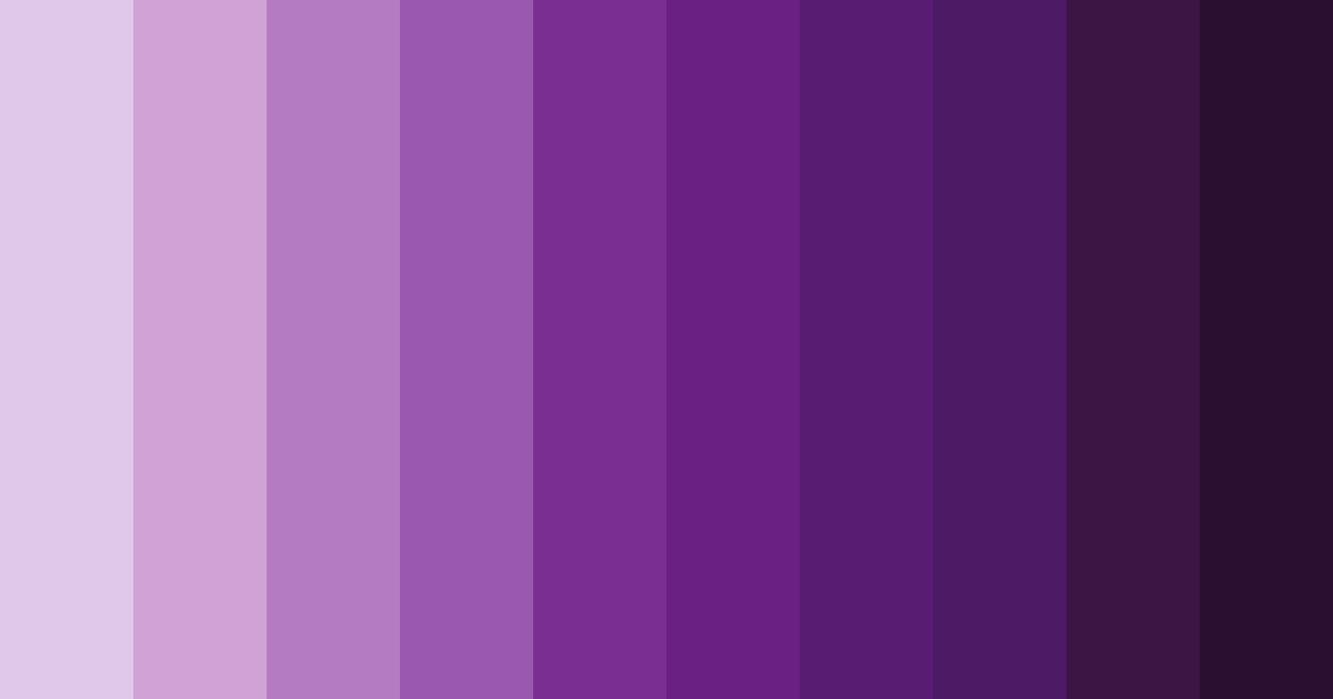 Download light purple shades color palette PNG image (landscape)