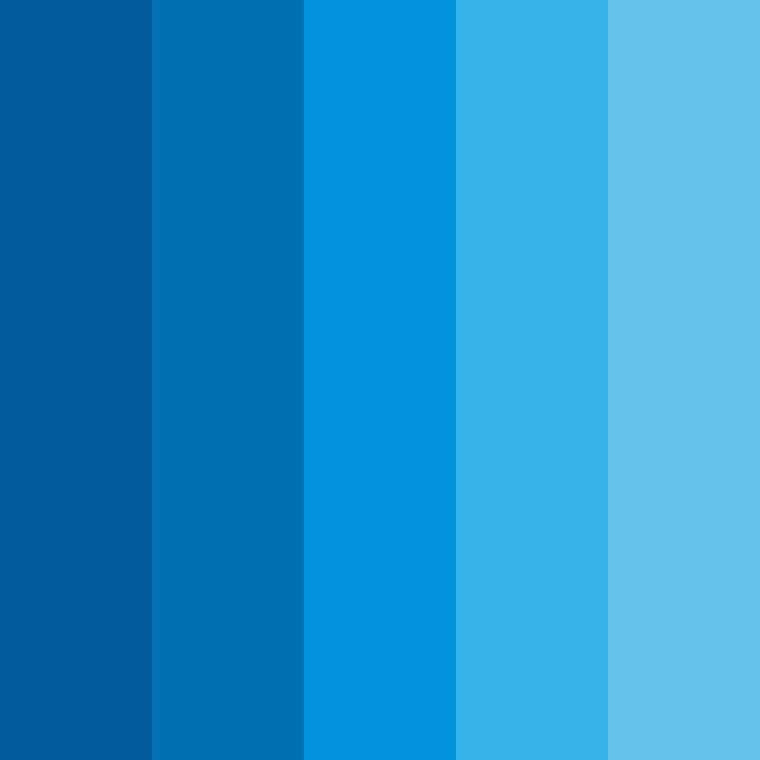 Download oceanic serenity color palette PNG image (square)