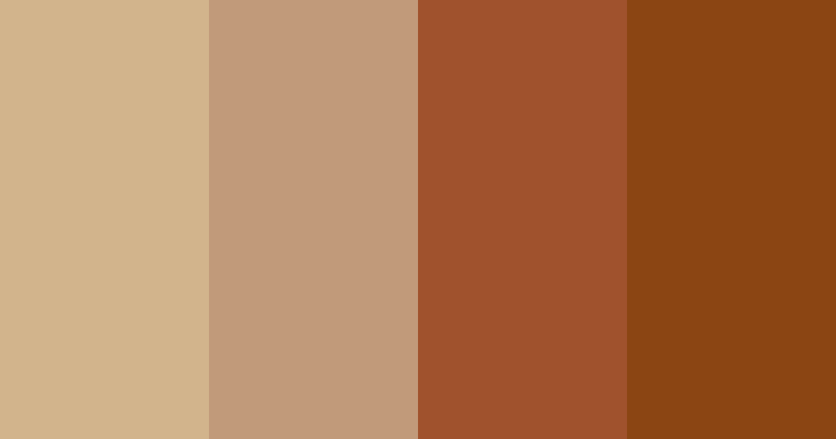 Download rosy brown shades color palette PNG image (landscape)