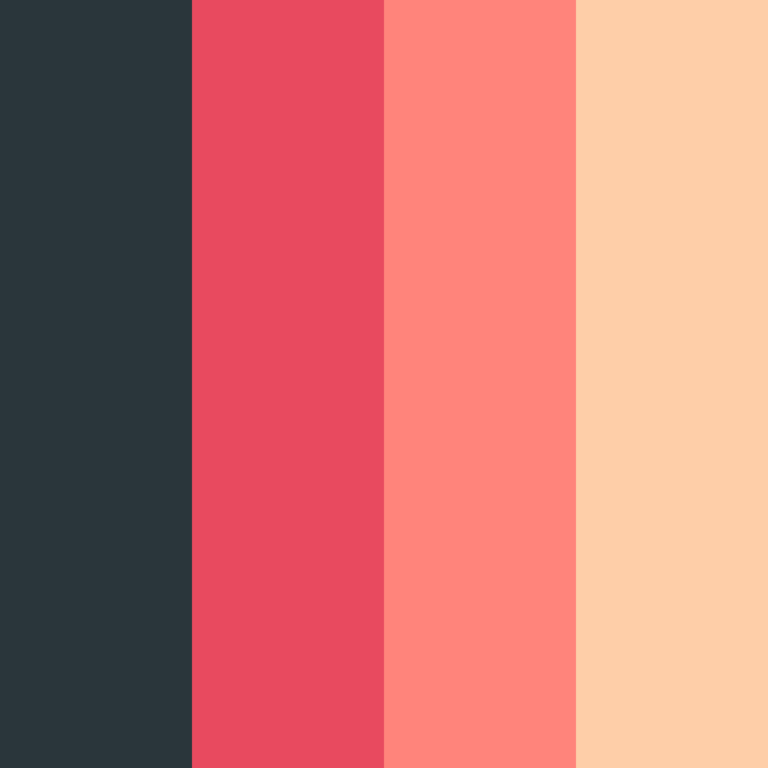 Download mauve sunset color palette PNG image (square)