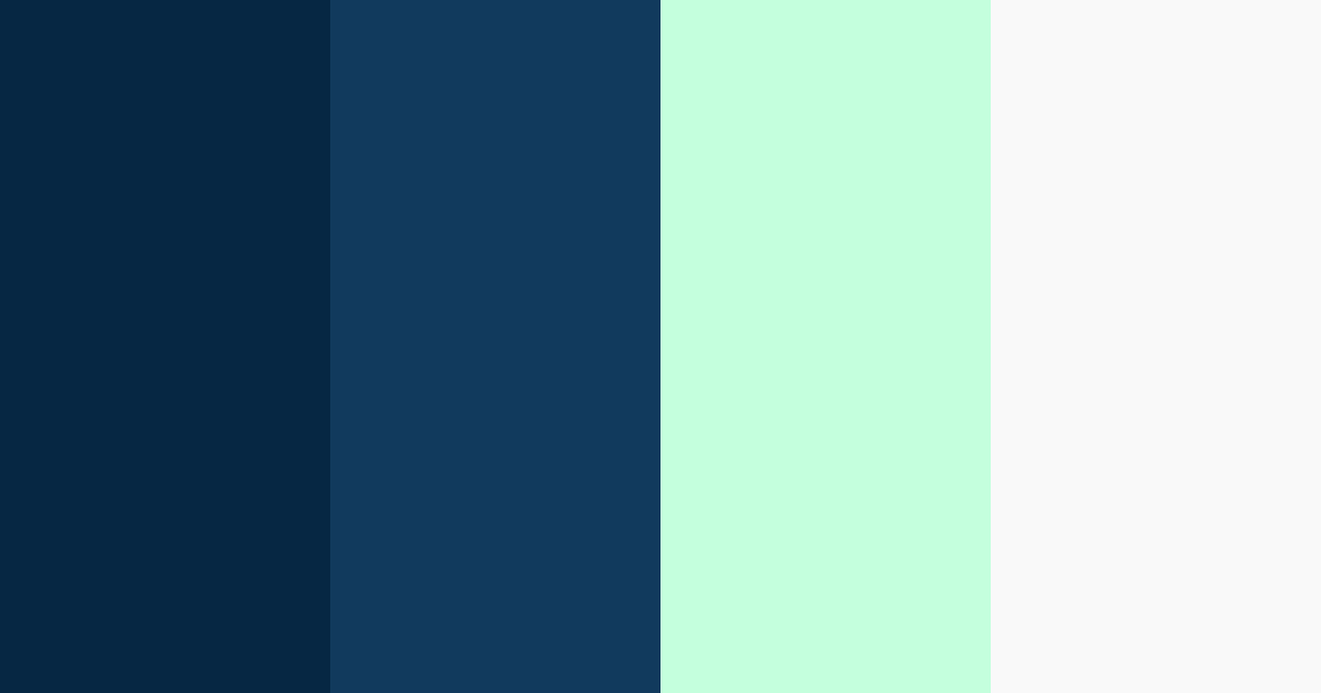 Download minty aqua gray color palette PNG image (landscape)