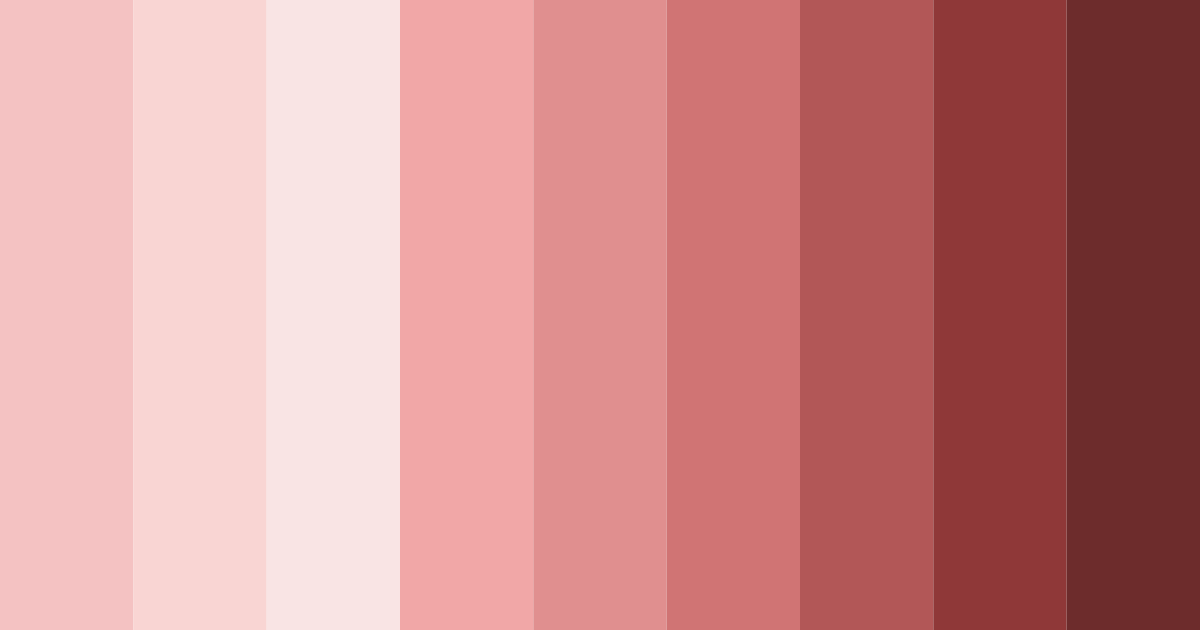 Download shades of pink color palette PNG image (landscape)