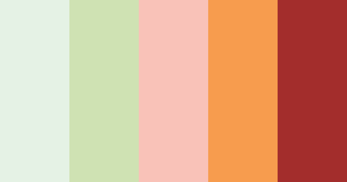 Download vibrant green color palette PNG image (landscape)