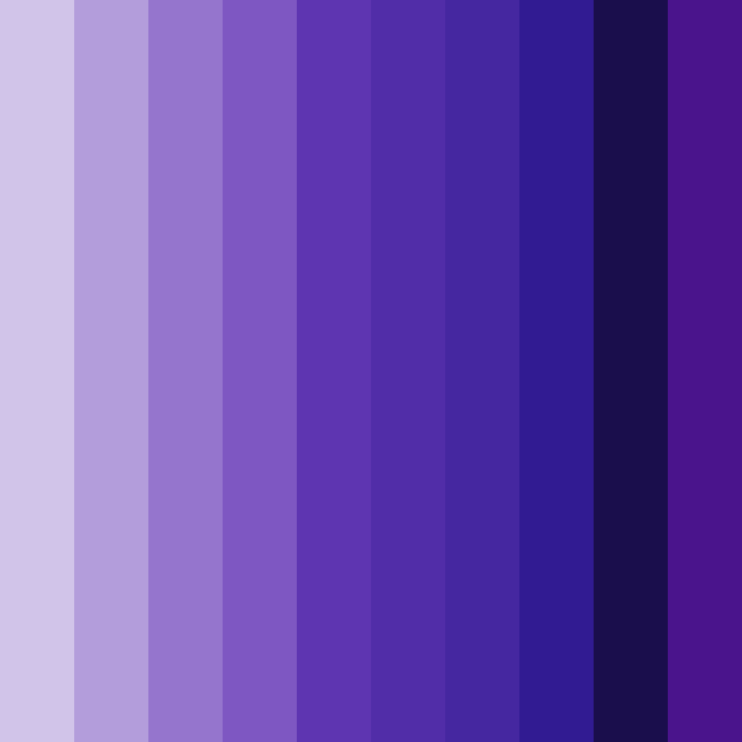 Download deep purple shades color palette PNG image (square)