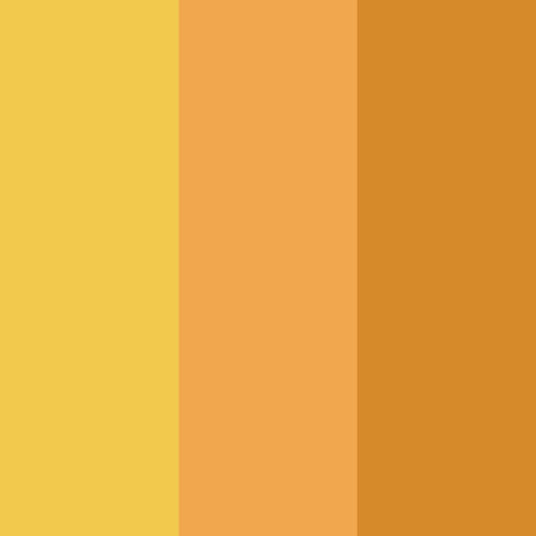 Download saffron shades color palette PNG image (square)
