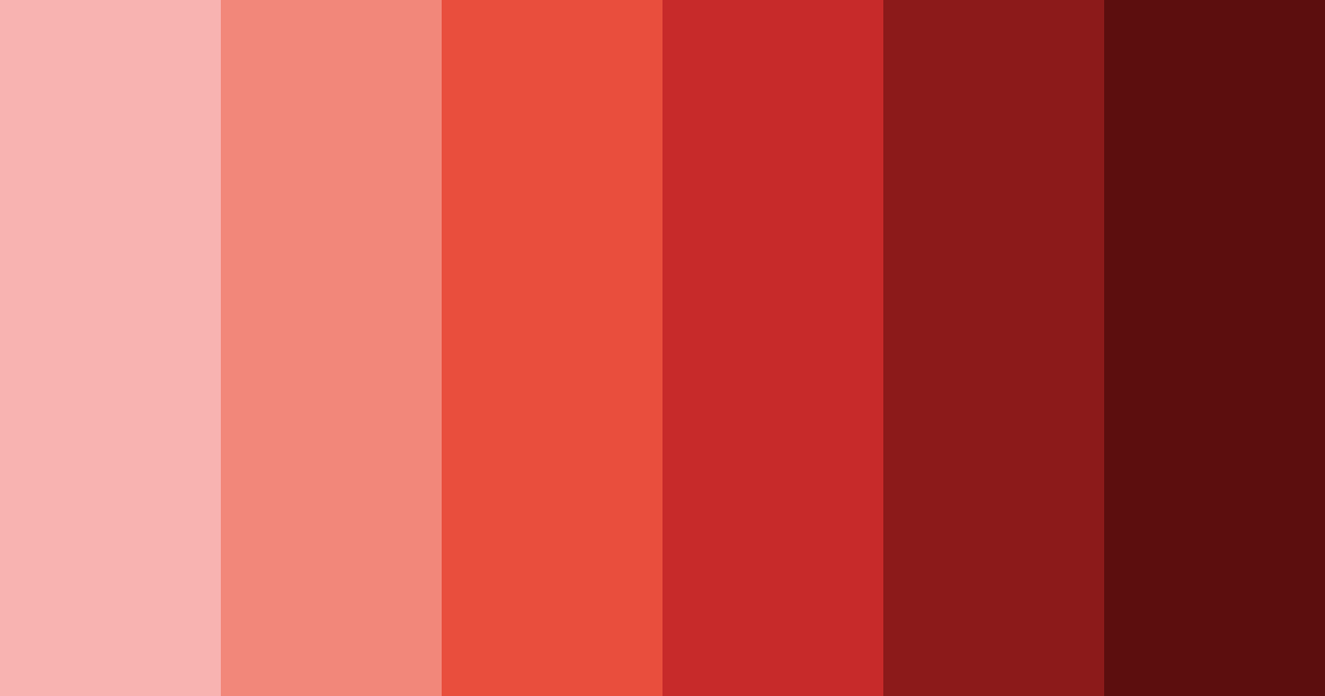 Download strawberry red delight color palette PNG image (landscape)